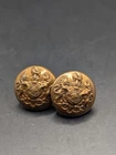2 X British Army WW1-2 original small cap  buttons 12mm General Service Military
