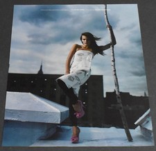 2005 Print Ad Sexy Fashion Long Legs Lady Heels Brunette Marc Jacobs Dress City