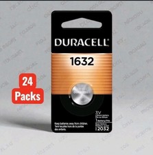 24 Duracell 1632 DL1632 CR1632 3V Lithium Coin Battery
