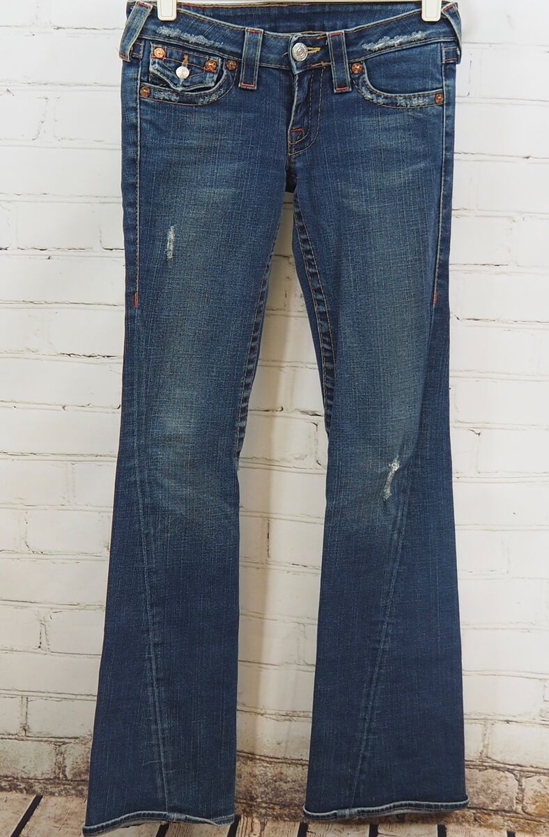 TRUE RELIGION FLARE/BOOTCUT JOEY JEANS Super T Flap Pocket TRUE RELIGION FLARE/BOOTCUT JOEY JEANS Super T Flap Pocket