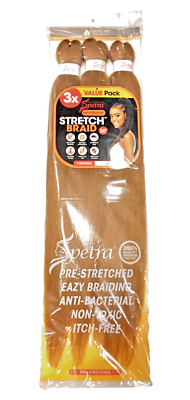 EZ BRAID Color 27(Gold )Pre-Stretched Spectra Braiding Hair 26