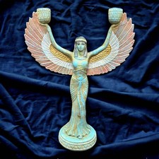 Rare Ancient Egyptian Antiques BC Winged Isis Goddess of Fertility Pharaonic BC