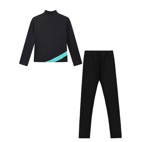 Kids Girls Outfits Stage Tracksuit Gymnastics Suit Training Clothes Sports Gym - Picture 42 of 82