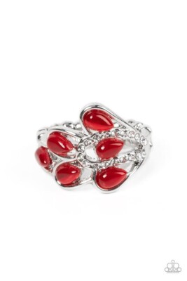   Paparazzi: Cat's Eye Cadence ~ Red  Ring