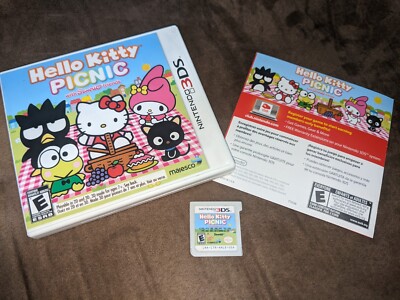*** Missing Manual *** Hello Kitty Picnic With Sanrio Friends (Nintendo 3DS)