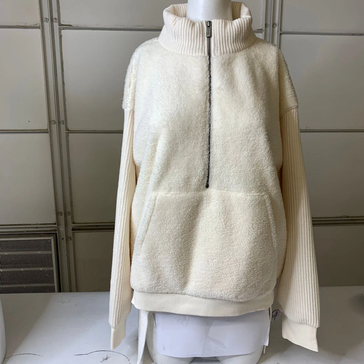 Sherpa half zip sweater new arrivals