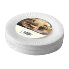 Party Paper Plates White Disposable BBQ Birthday Cake Wedding Xmas Catering Dish
