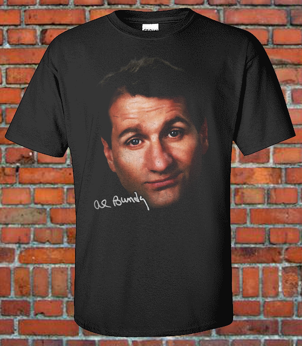 Al Bundy Big Face Funny Graphic T-Shirt