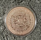 5 oz Aztec Calendar .999 BU Copper Coin in Capsule. IN STOCK