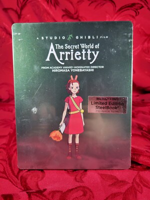 THE SECRET WORLD OF ARRIETTY (2020) Studio Ghibli, Limited Edition Steelbook
