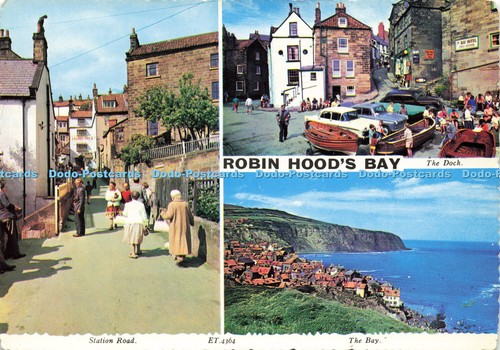D178729 Robin Hood Bay. Das Dock. Bahnhofsstraße. The Bay. Valentine. Multi View