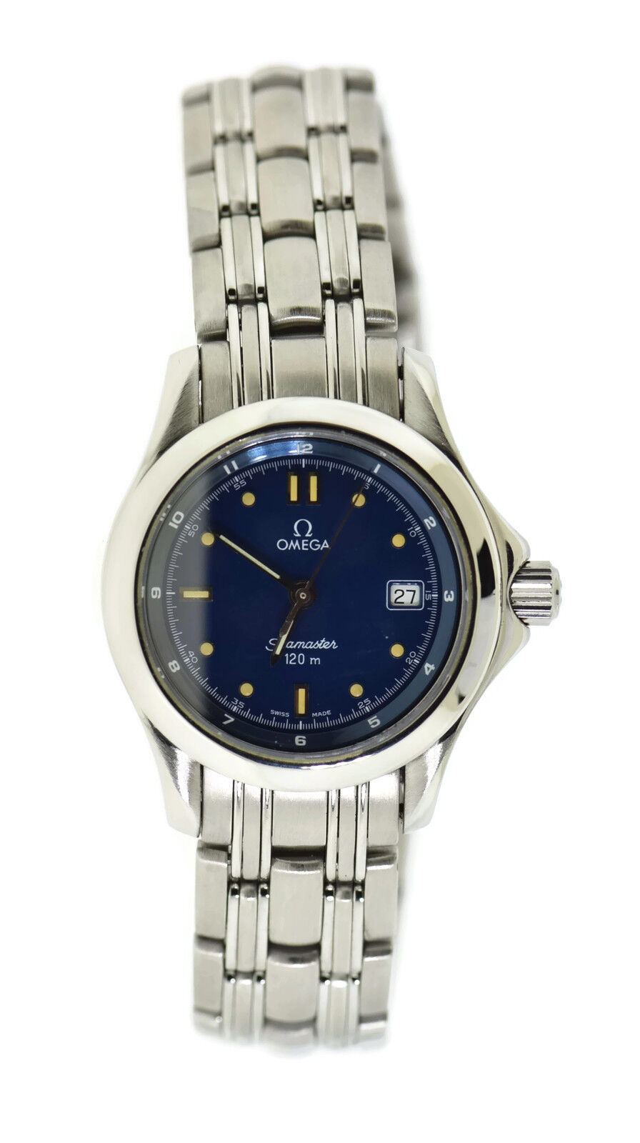 Omega Seamaster 120m Blue Dial Stainless Steel Watch