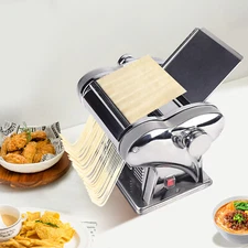 Commercial Electric Dough Roller Sheeter Noodle Pasta Maker Machine Stainless
