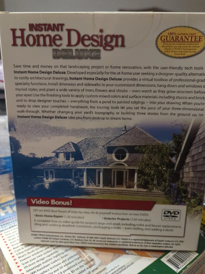 Punch! Software Instant Home Design Deluxe Version, Windows 95 + - Image 4 of 4