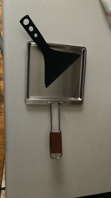 LOT of 4CAMPFIRE Grill Pan w/Spatula Folding Wood Handle 6