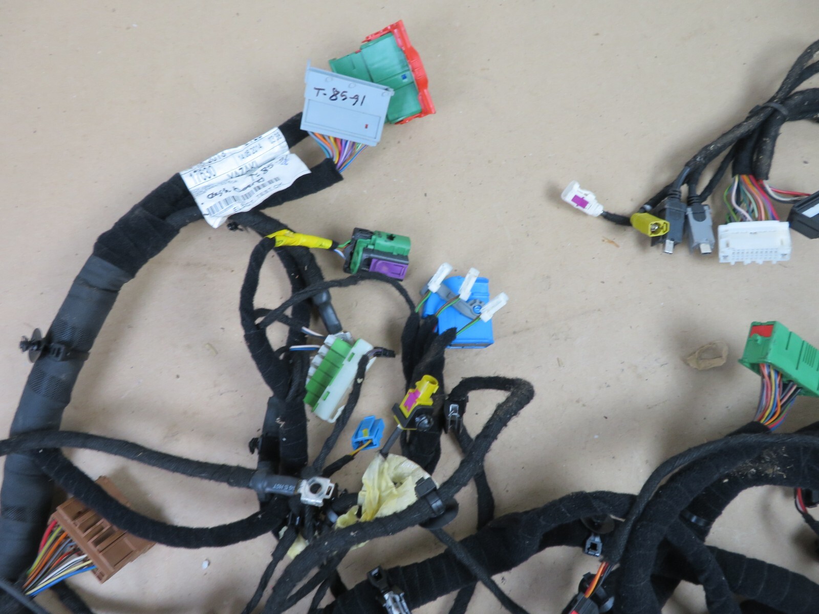 2014-2017 MASERATI GHIBLI FRONT DASH INSTRUMENT PANEL WIRING WIRE HARNESS OEM