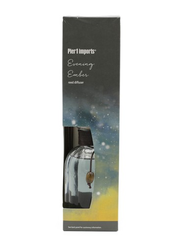 Pier 1 Reed Diffuser Oil Set Evening Embers 10 oz Fragrance Oil Air Freshener` - Picture 7 of 8