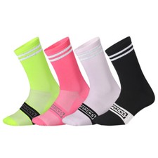 Calze Riflettenti Ciclismo Strada Bici Equitazione Sport Calzini Caviglia XC MTB BMX