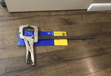 NOS Petersen Dewitt Vise-Grip 318s Locking Bar Clamp Swivel Pad Pliers USA