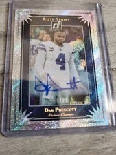 2019 Donruss Dak Prescott Elite Series Auto #10/25 Dallas Cowboys 