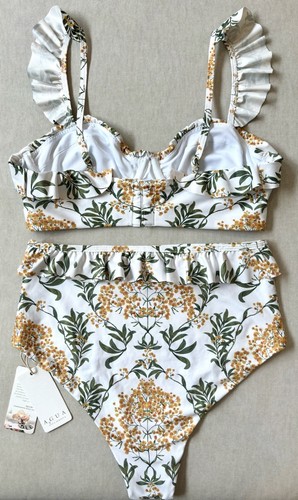 Agua By Agua Bendita Araguanes Margot Top (L) & Alicia High Waist Bottom (M) - Picture 3 of 24