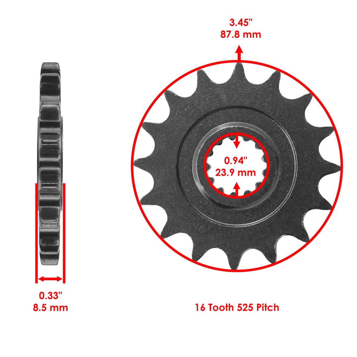 chinaページ Front Drive Chain Sprocket for Kawasaki ZX900 Ninja ZX-9R
