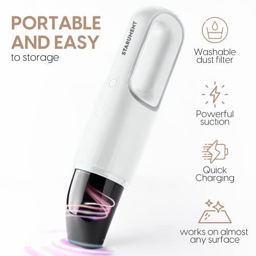 STARUMENT Handheld Vacuum Cleaner Cordless Vacuum Cleaner for
