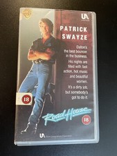 Road House VHS 1989 Patrick Swayze, Sam Elliott, Ben Gazzara Movie Classic