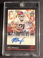2021 Leaf Memories Rookie Autograph Red Max Borghi RC Auto /25 WHC593
