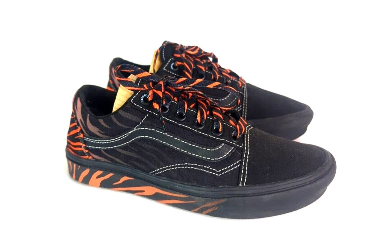 Vans Discovery Cat Tiger Project Mens 12 Skateboarding Casual Limited *Worn Once Vans Team Up with Discovery to benefit Project Cat | Total  main image 3