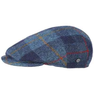 LIERYS Capri Harris Tweed Flatcap Schirmmütze Wollcap Cap Mütze Kappe