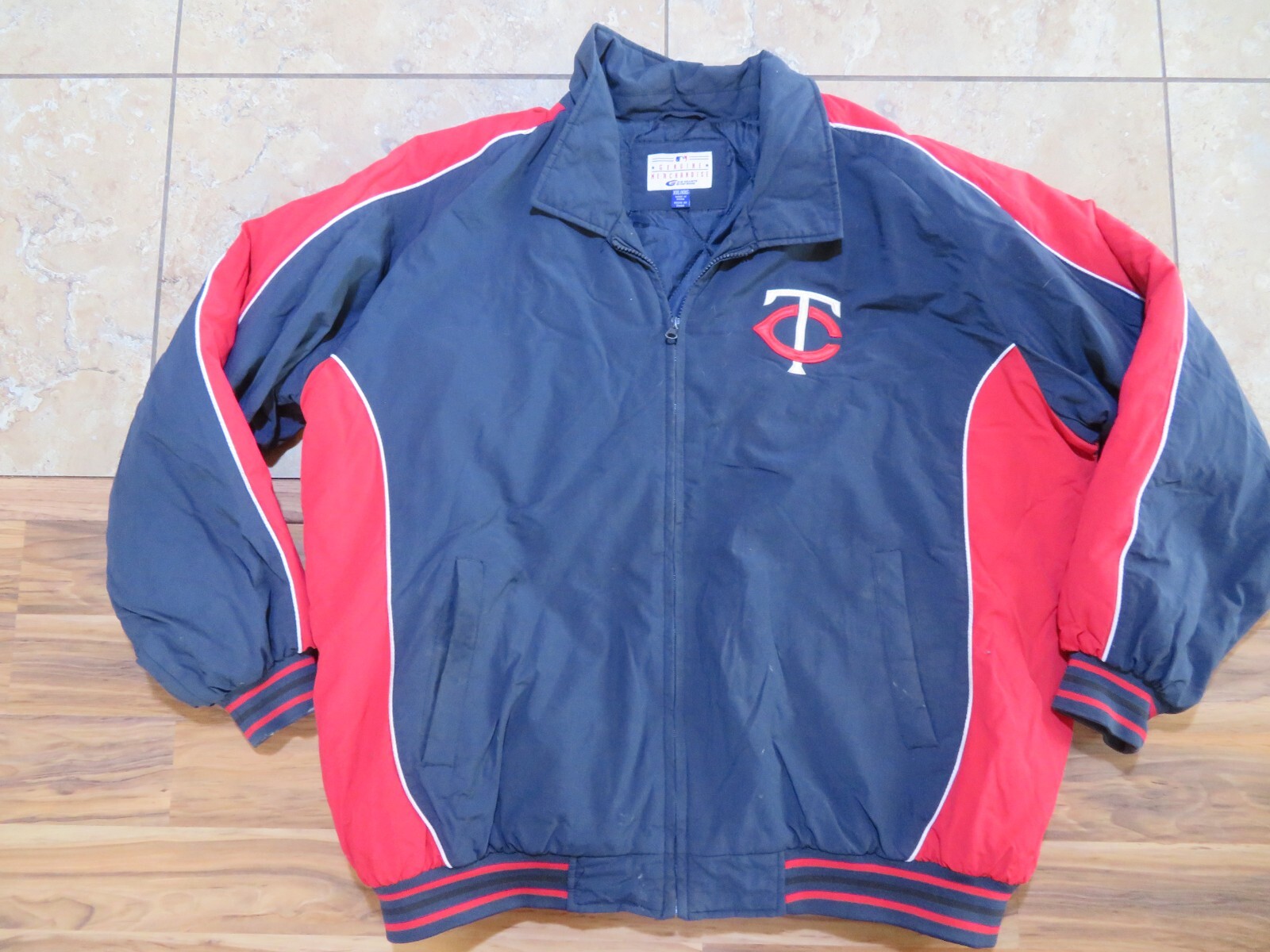 Genuine Merchandise MLB MN Twins Quilt-Lined Jacket Red Blue White GIII 2XL