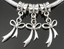 50pcs Tibetan Silver Mixed Dangle Charms & Beads | Antique Silver Tone For Bracelets Jewelry