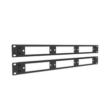 JINGCHENGMEI 2 Pack of 1U 19 inches Blank Fiber Patch Panel for 3 LGX Panels