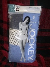 Women Jockey 3-Pack Briefs Sea Blue Dot 100 Cotton Comfort Classic Underwear