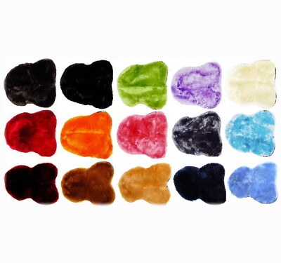 FSS Sitzschoner Lammfell Luxus MERINO Lammwolle Komfort WARM GEMÜTLICH Pad 4 Sattel 