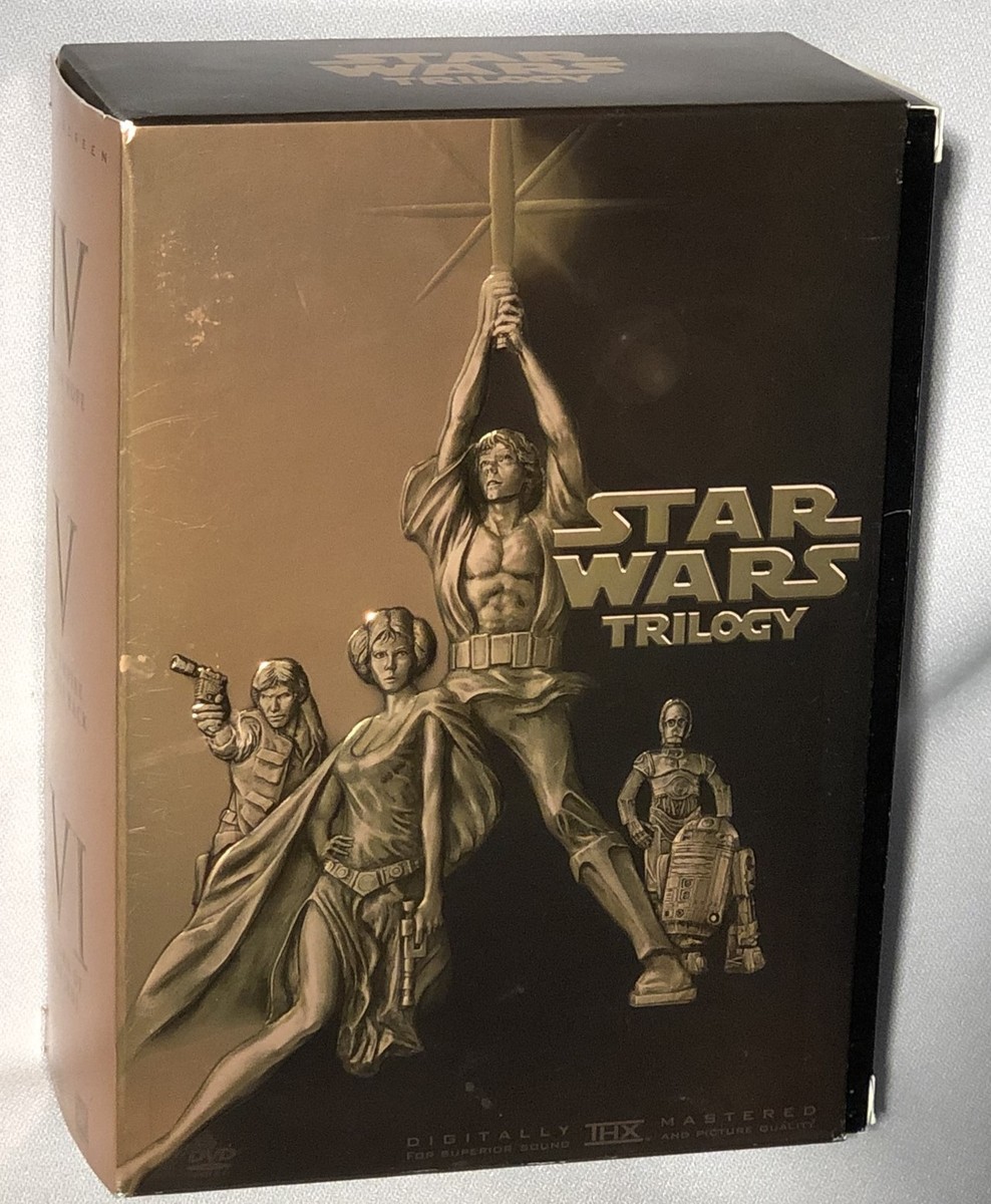 DVD STAR WARS TRILOGY 4 Disc Set IV/V/VI FULLSCREEN NEAR MINT | eBay