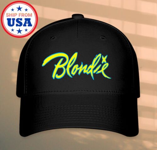 BLONDIE Black Hat Baseball Cap Size S/M & L/XL - Imagen 1 de 3
