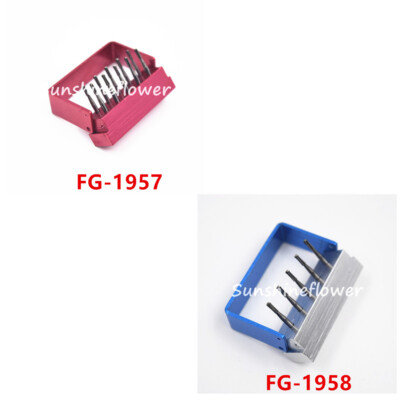 Dental High Speed Crown Metal Cutting Burs FG 1957/FG 1958 Tungsten Steel Drills
