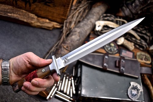 CFK IPAK Handmade AUS 10 Custom WWII REPLICA TRENCH DAGGER Toothpick Shiv Knife - Picture 3 of 9