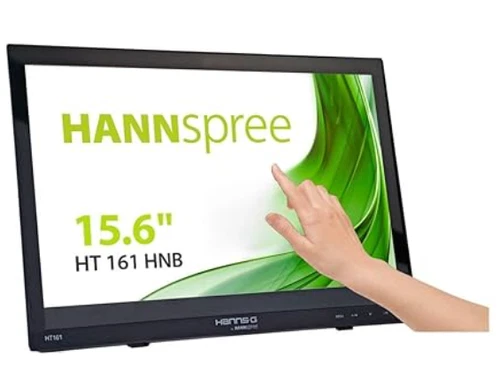 HANNspree HT161HNB Monitor Touchscreen HDMI con Schermo Multi-Touch da 15,6 poll