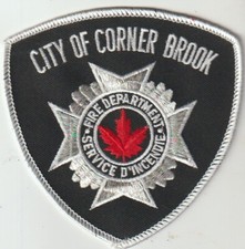 City of Corner Brook NL Fire Department patch...
