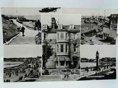 Glencoe Privathotel Dorchester Road Weymouth neu Vintage RP Postkarte 1950er