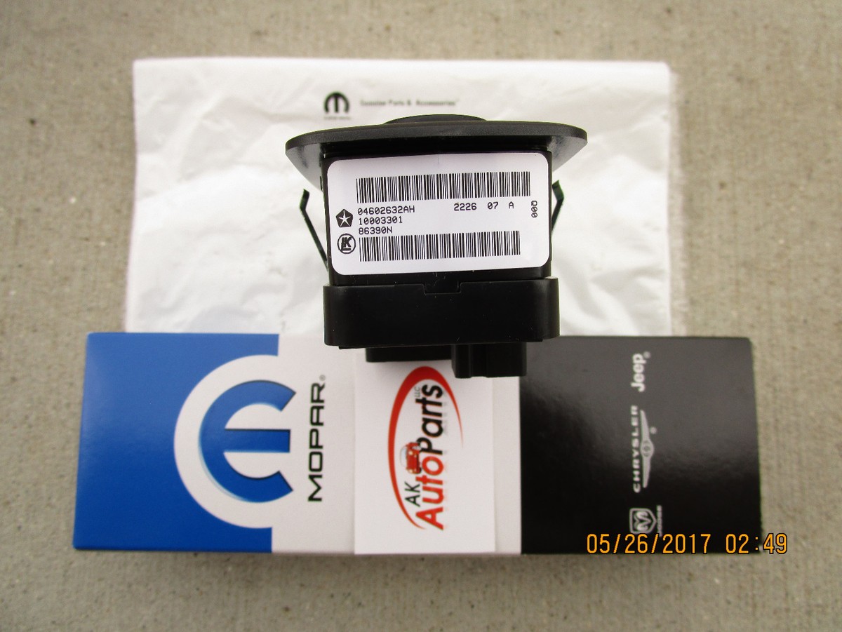 Driver Side Master Power Window Switch For Dodge Journey 2009-2010 – Front Left, Push Button, Black