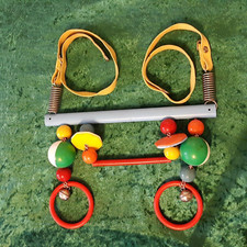 Vintage 1970 English Crib Gym - Free Shipping