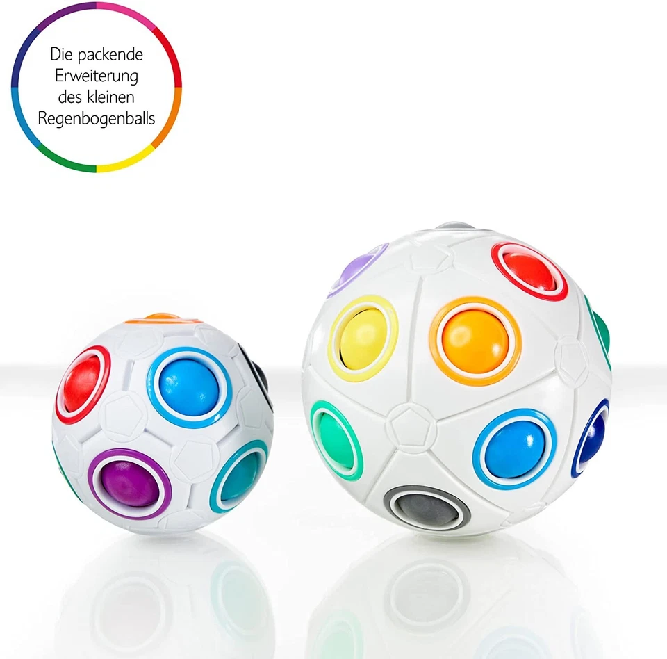CUBIDI® Regenbogenball 3D Puzzle - Knobelspiel für Kinder & Erwachsene - Bild 2 von 4
