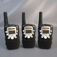 Guidesman Two Way Radio Model VT-300 Lot of 3 Walkie Talkies with Belt Clips