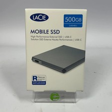 New LaCie High Performance External Mobile SSD 500GB STHM500400