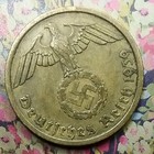 1939-F Germany Third Reich Coin   10 Reichspfennig w/ swastika, Combined Shipp — photo 1