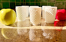 Set of 6 vintage Fenton hobnail glasses in excellent condition. Estimated 1960s.